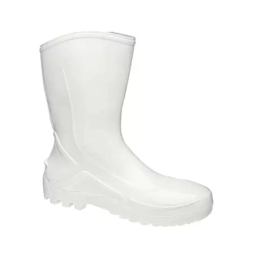 Bota PVC 110VFLEXFBR Cano Curto Branca - Vulcaflex