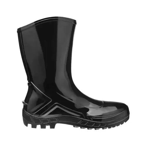 Bota PVC 110VFLEXFPR Cano Curto Preta - Vulcaflex