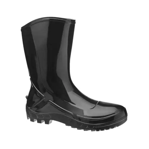 Bota PVC 110VFLEXFPR Cano Curto Preta - Vulcaflex