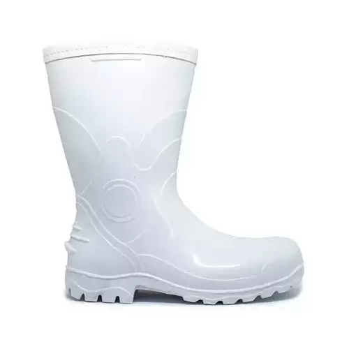 Bota PVC 80BPC600 Cano Curto Branca - Bracol