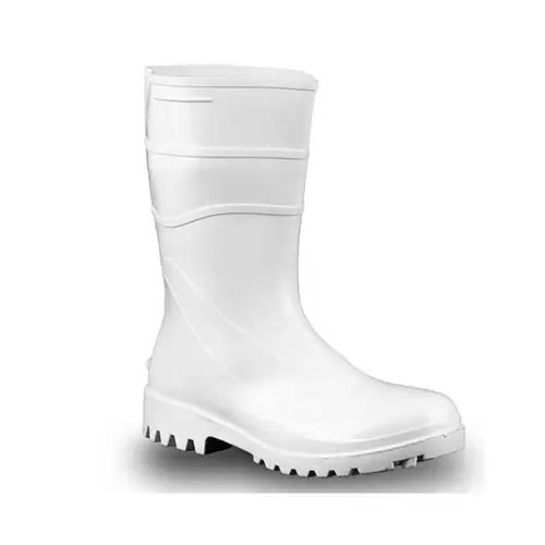 Bota PVC 82BPC600 Cano Curto Branca - Bracol