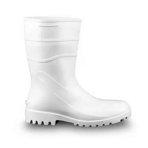 Bota PVC 82BPC600 Cano Curto Branca - Bracol