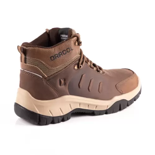 Botina Nobuck Marrom 4064MBDG4460LH - Bracol