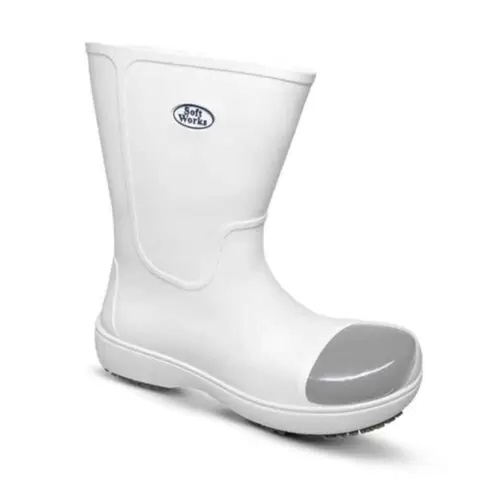 Bota EVA BB86 Cano Longo Branco - Soft Works