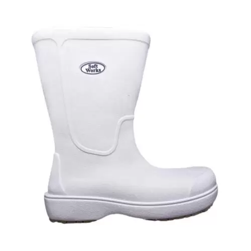 Bota EVA BB86 Cano Longo Branco - Soft Works