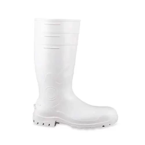 Bota PVC 85BPL600 Cano Longo Branca - Bracol