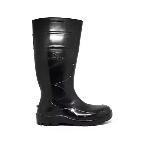 Bota PVC 87FPL200PA Cano Longo Preta - Fujiwara