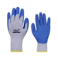 Luva de Algodão com Banho de Látex Corrugado Grip G - Volk