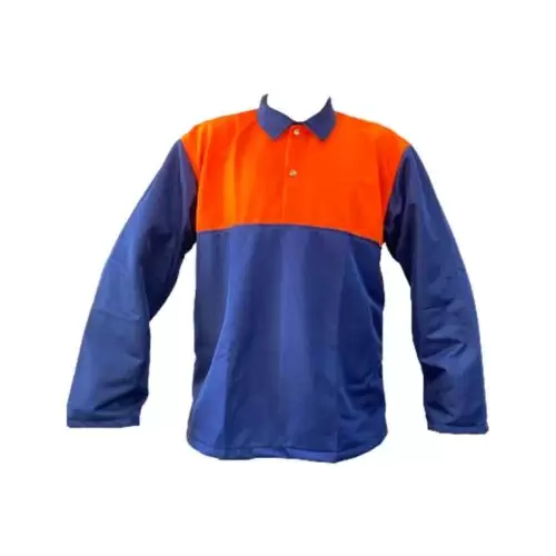 Blusão Para Operador de Motosserra Laranja/Azul - Sayro